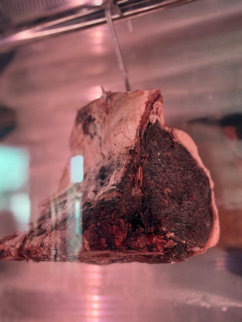 Premium dry-aged beef in the Saint Tropez aging cabinet